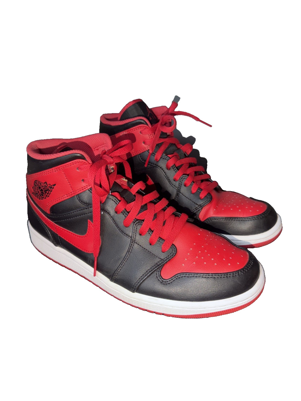 Nike Air Jordan 1 Mid Alternate Bred Sneakers 10.5